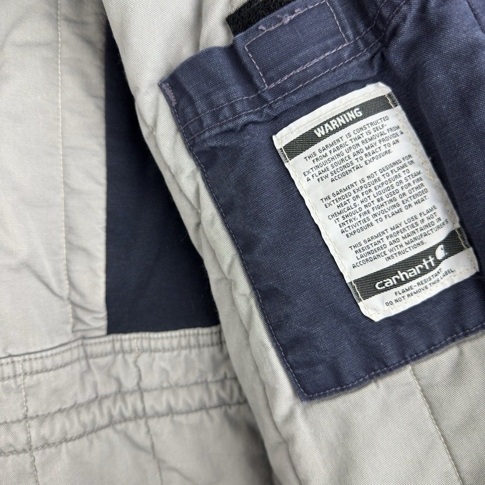 Carhartt‎ FR Full Swing Jacket Men's 3XL Navy Flame Resistant Canvas Work Coat - Picture 5 of 16